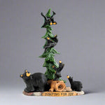Bearfoots Jumping for Joy Figurine by Jeff Fleming