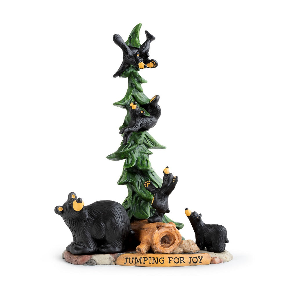 Bearfoots Jumping for Joy Figurine by Jeff Fleming