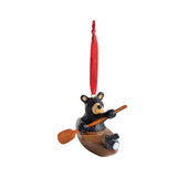 Bearfoots Kayak Bear Ornament