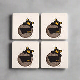 Bearfoots Montana Coasters by Jeff Fleming