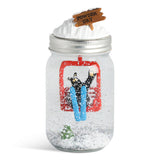 Bearfoots Powder Day Snow Globe by Jeff Fleming