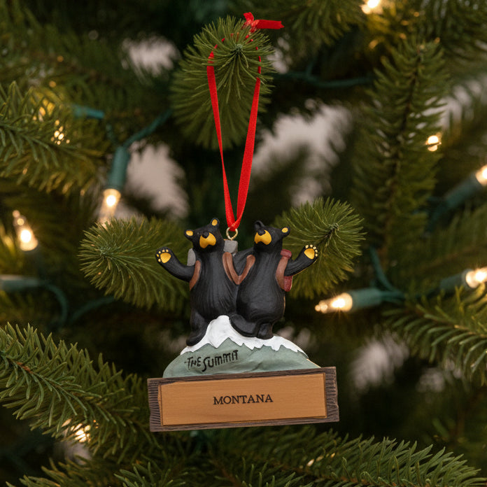 Bearfoots Magnetic Montana Ornament by Jeff Fleming (21 Styles)
