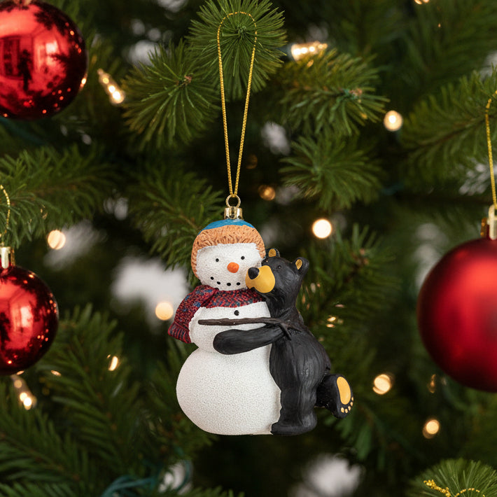 Bearfoots Winter Hugs Ornament