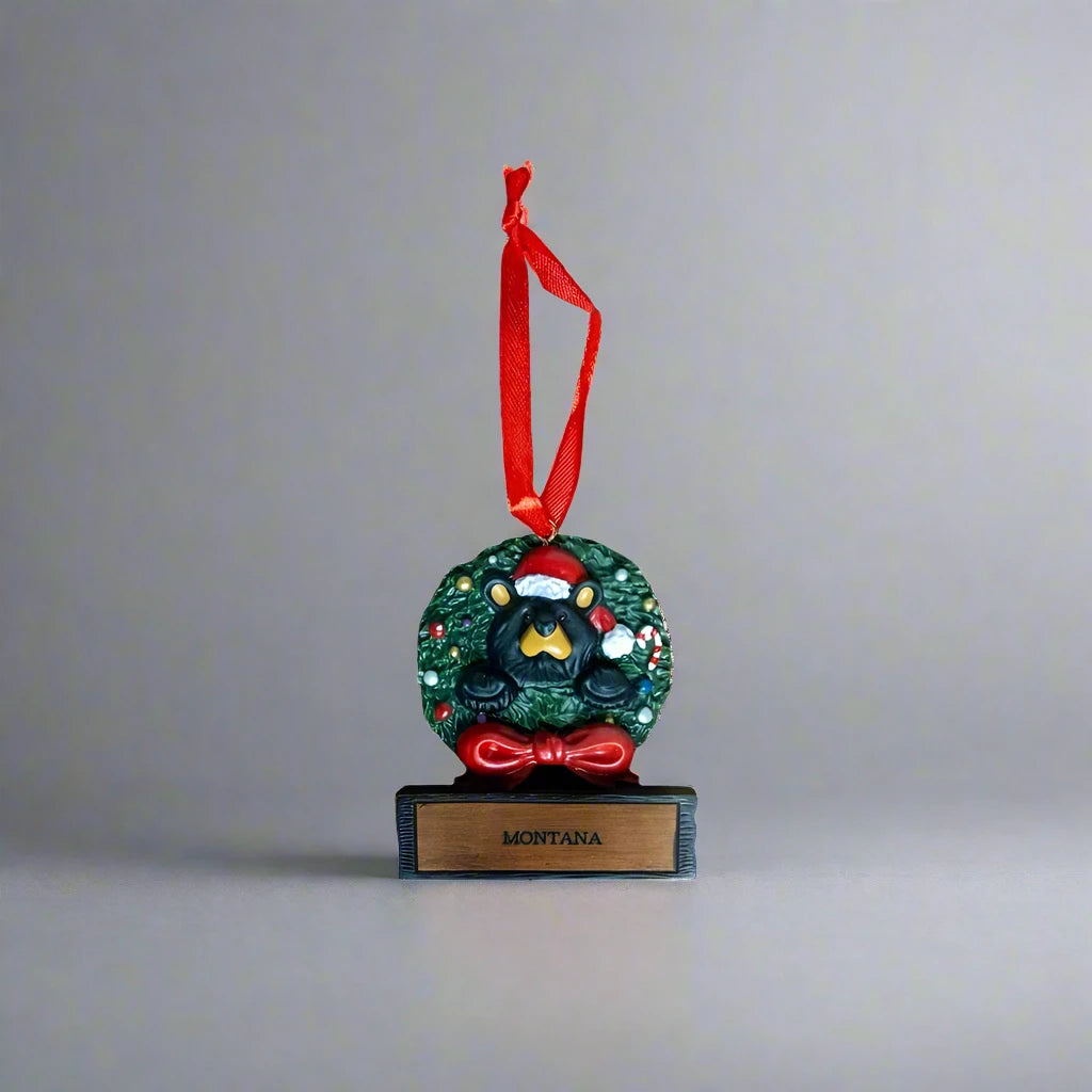 Bearfoots Magnetic Montana Ornament by Jeff Fleming (21 Styles)