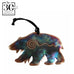 Copper Bear with Swirl Ornament