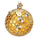 Decorative ornament resembling a honeycomb with bees on a white background