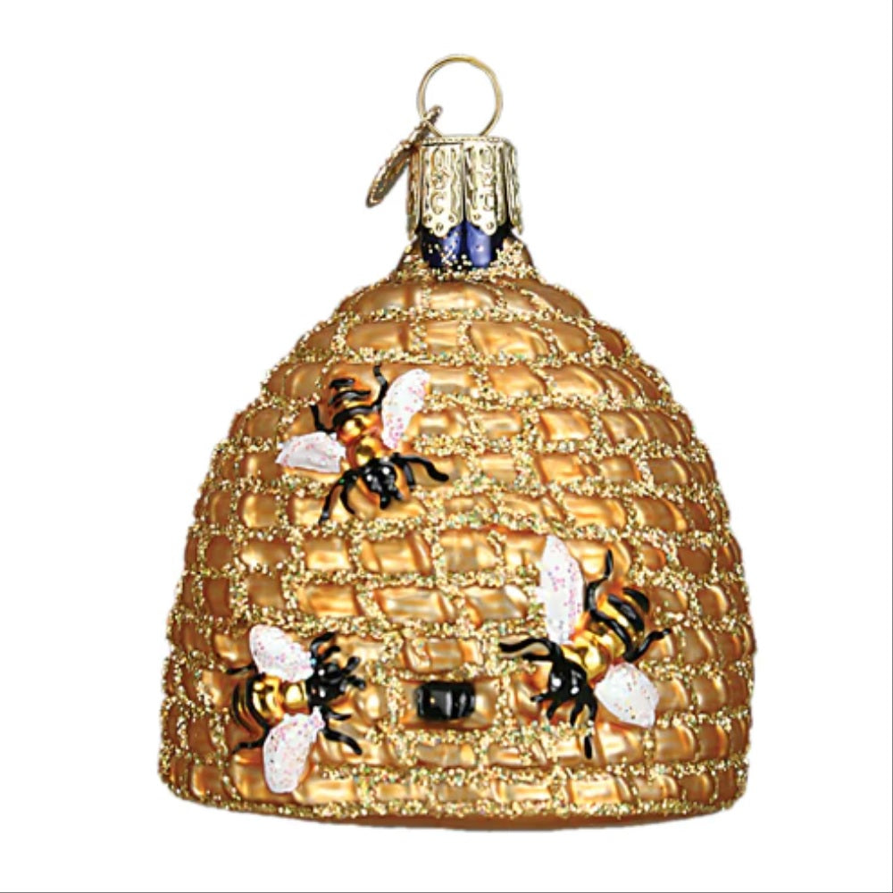 Bee Skep Ornament by Old World Christmas
