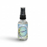 Bottle of Big Sky Vibes lavender and sage spray on white background