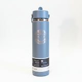 Big Sky Beartooth Mountains 24 oz Shale Gray Wide Mouth Tumbler with Flex Straw Cap by Hydro Flask