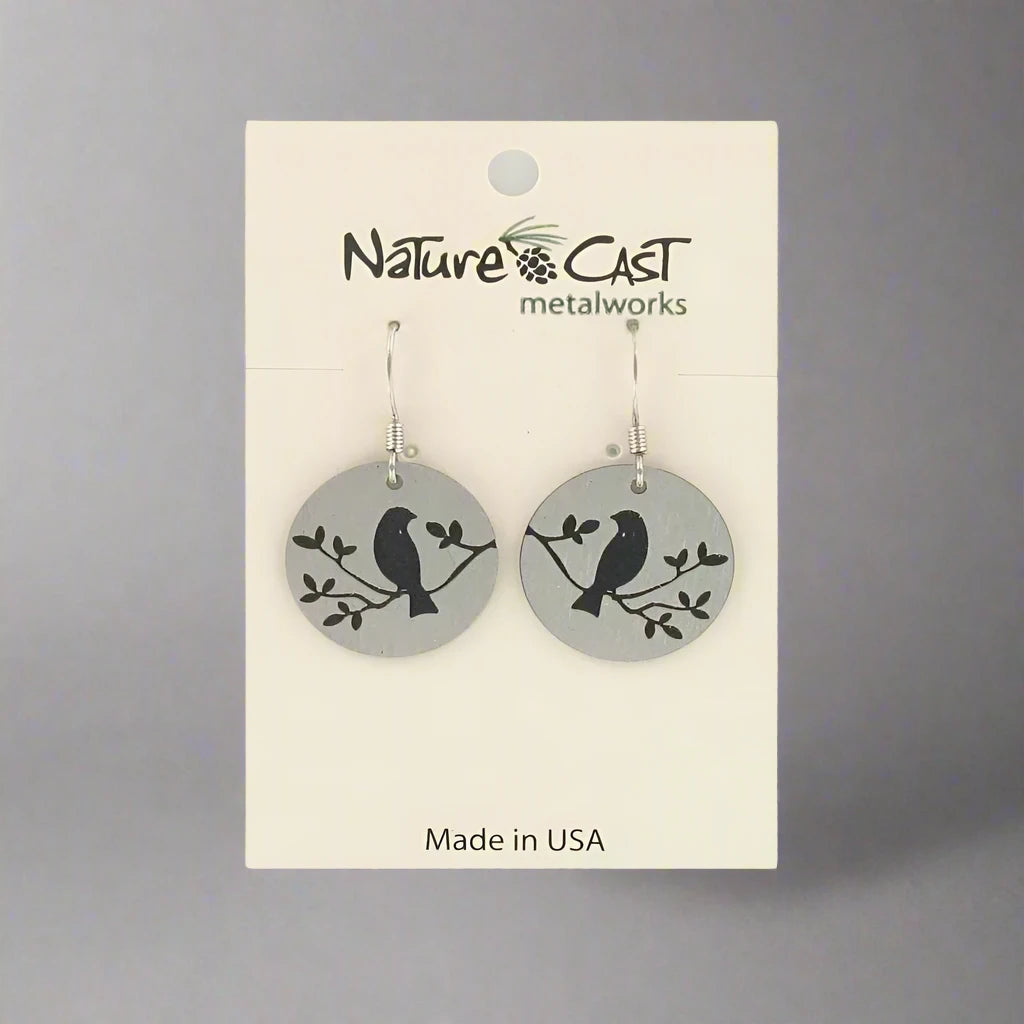 Wildlife Dangle Earrings by Nature Cast Metalworks (29 Styles)