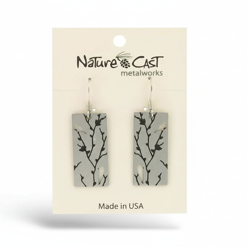 Wildlife Dangle Earrings by Nature Cast Metalworks (29 Styles)