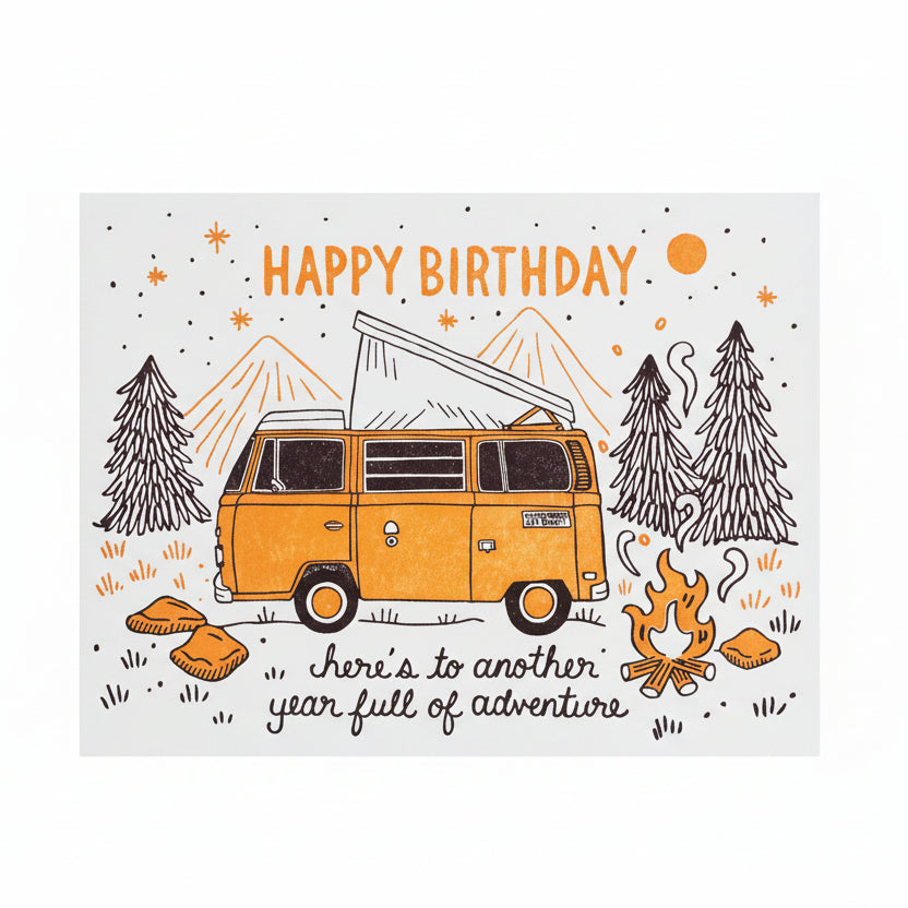 Birthday Camper Card