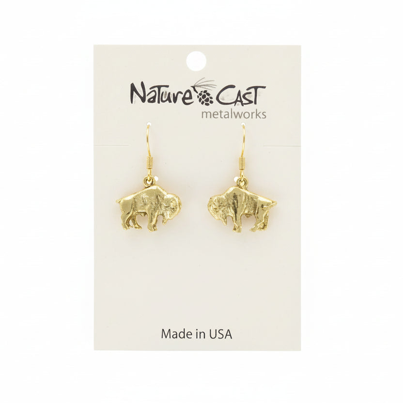 Wildlife Dangle Earrings by Nature Cast Metalworks (29 Styles)