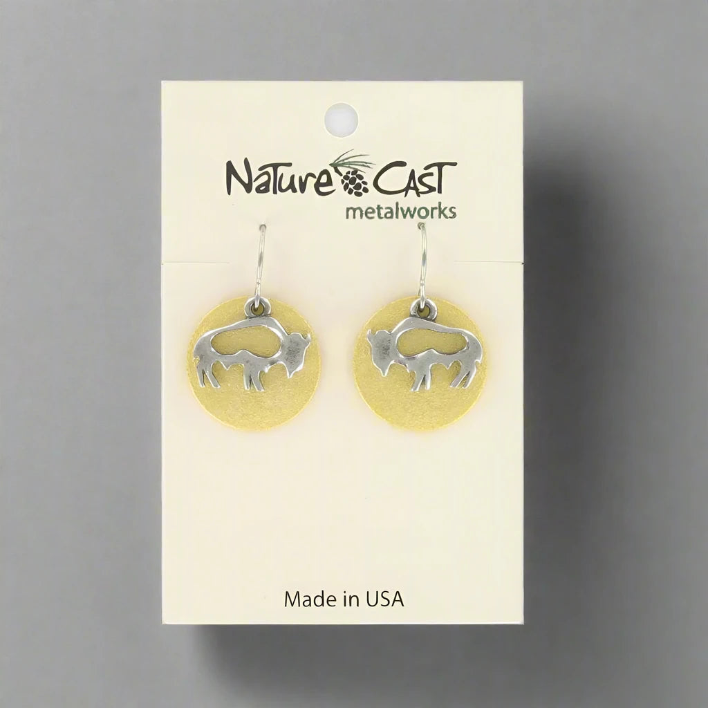 Wildlife Dangle Earrings by Nature Cast Metalworks (29 Styles)