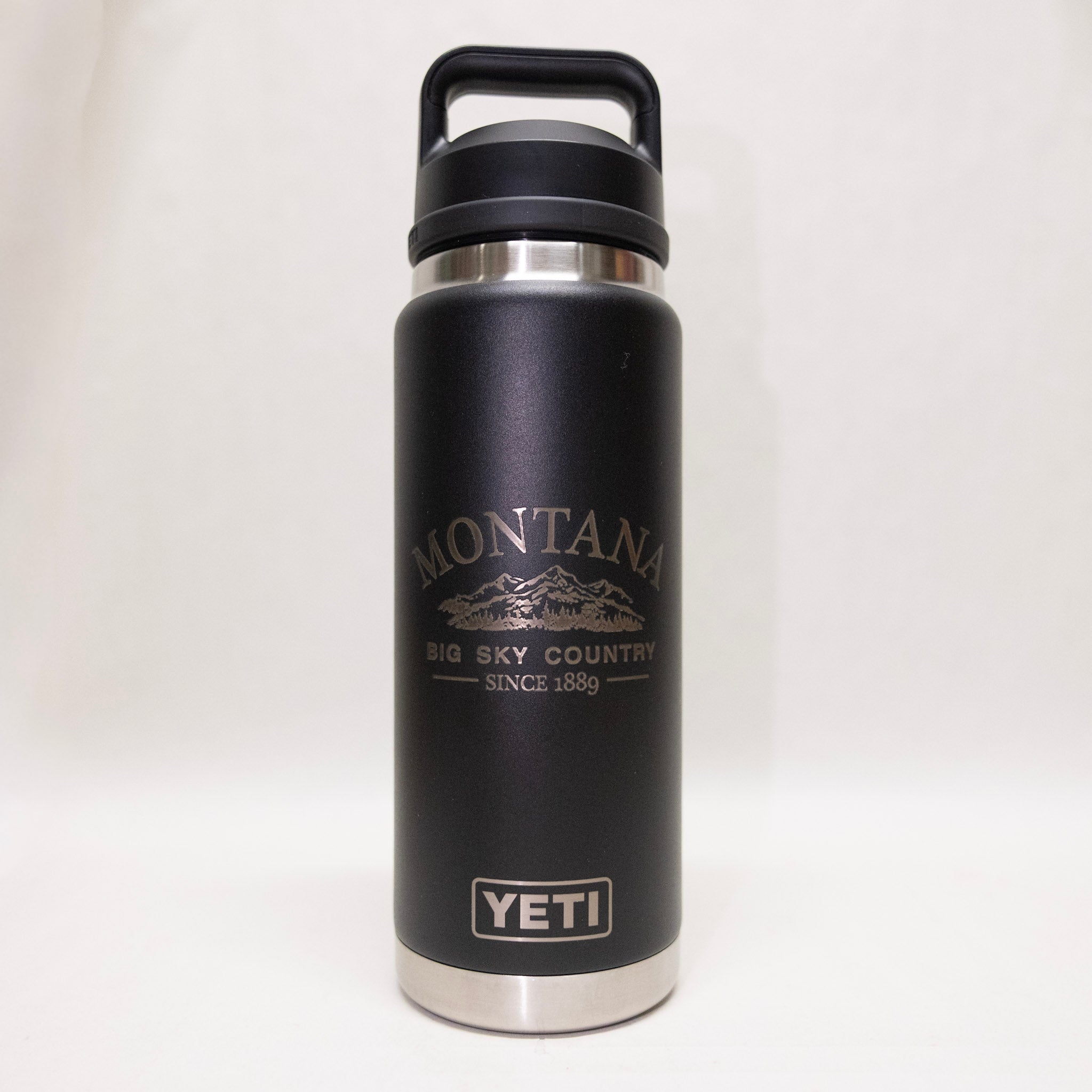 Big Sky Montana Engraved YETI Rambler 26 oz Bottle with Chug Cap by Montana Gift Corral