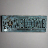 Wood Welcome Sign by Knotty Pine Woodworks (7 Styles)