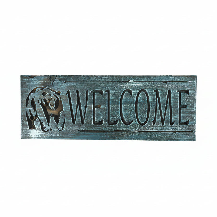 Wood Welcome Sign by Knotty Pine Woodworks (7 Styles)