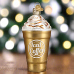 Blended Coffee Glass Ornament