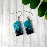 Blue Montana State Earrings by Claisy Daisy