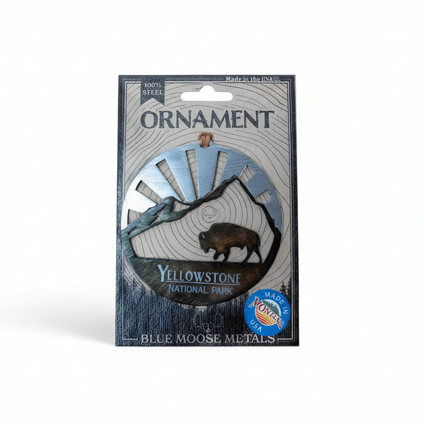Bison Yellowstone National Park Ornament