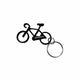 Bozeman Bike Bottle Opener Key Ring by The Hamilton Group - Black