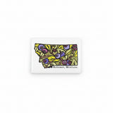 Bozeman Montana State Huckleberry Magnet by Sarah Angst Art