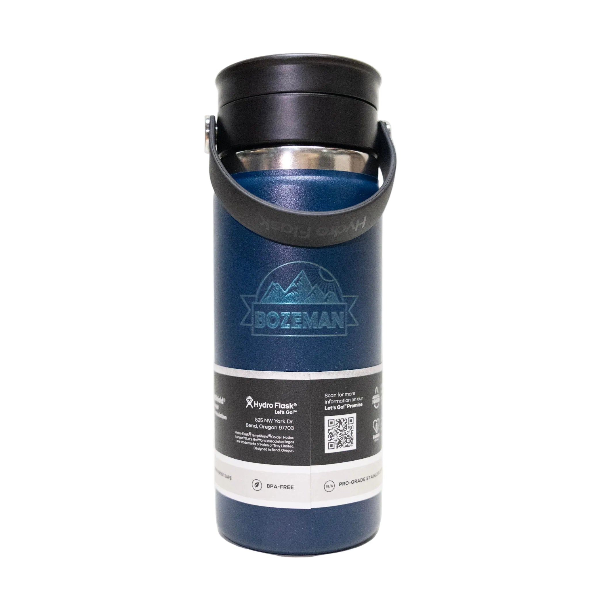 Bozeman Banner 16 oz Wide Mouth Flex Tumbler with Sip Lid by Hydro Flask