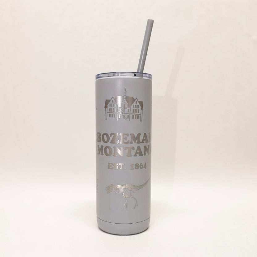 Bozeman Landmarks 360 Engraved Soft Matte Tumbler by Montana Gift Corral