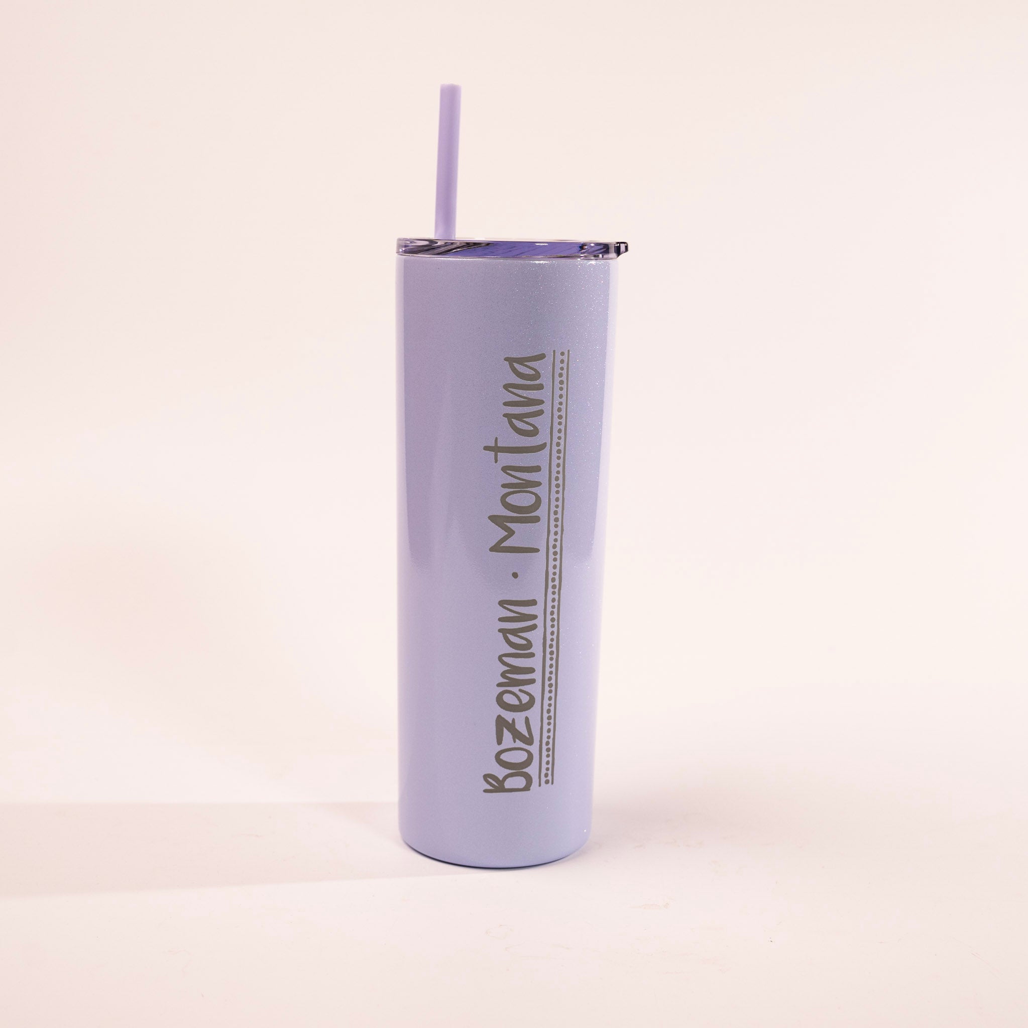 Bozeman Montana Dots Skinny Tumbler by Montana Gift Corral