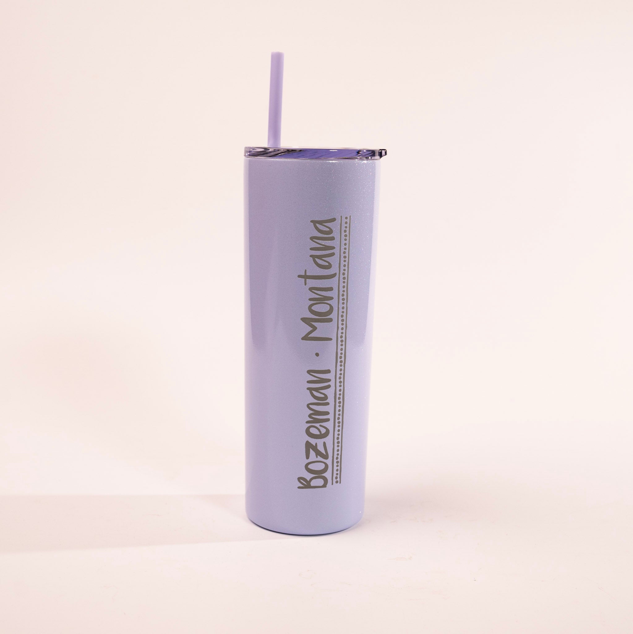 Bozeman Montana Dots Skinny Tumbler by Montana Gift Corral