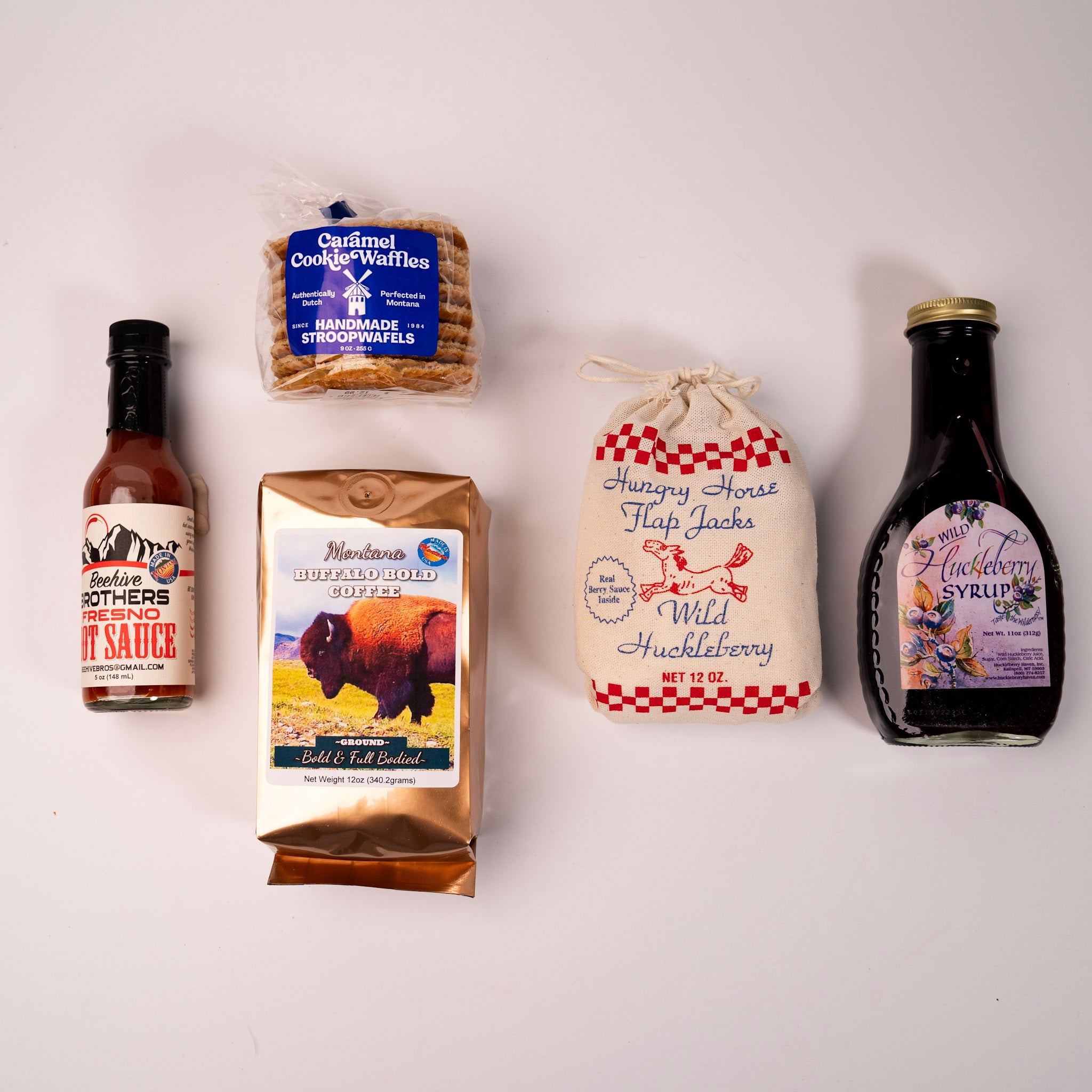 Breakfast Gift Basket - flat lay