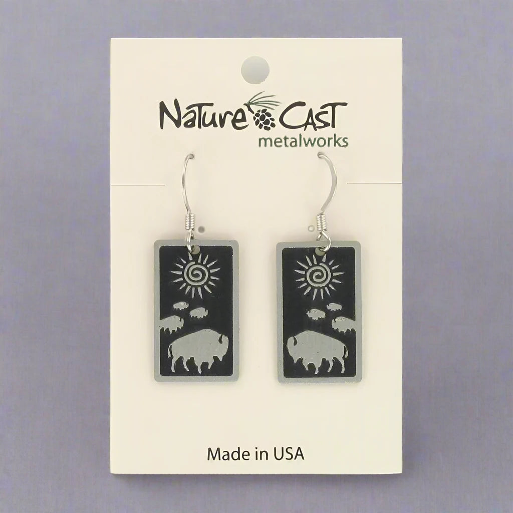 Wildlife Dangle Earrings by Nature Cast Metalworks (29 Styles)