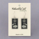 Wildlife Dangle Earrings by Nature Cast Metalworks (29 Styles)