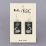 Wildlife Dangle Earrings by Nature Cast Metalworks (29 Styles)