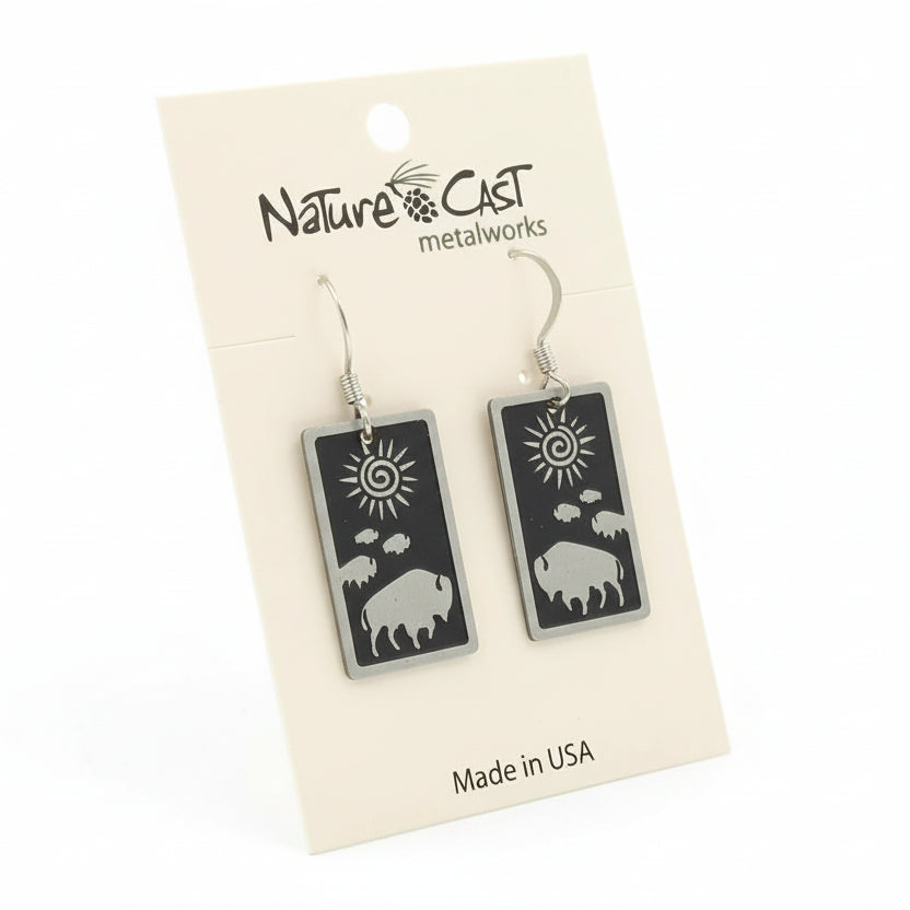 Wildlife Dangle Earrings by Nature Cast Metalworks (29 Styles)