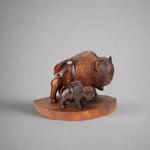 Small Buffalo with Baby by Earthview Inc.