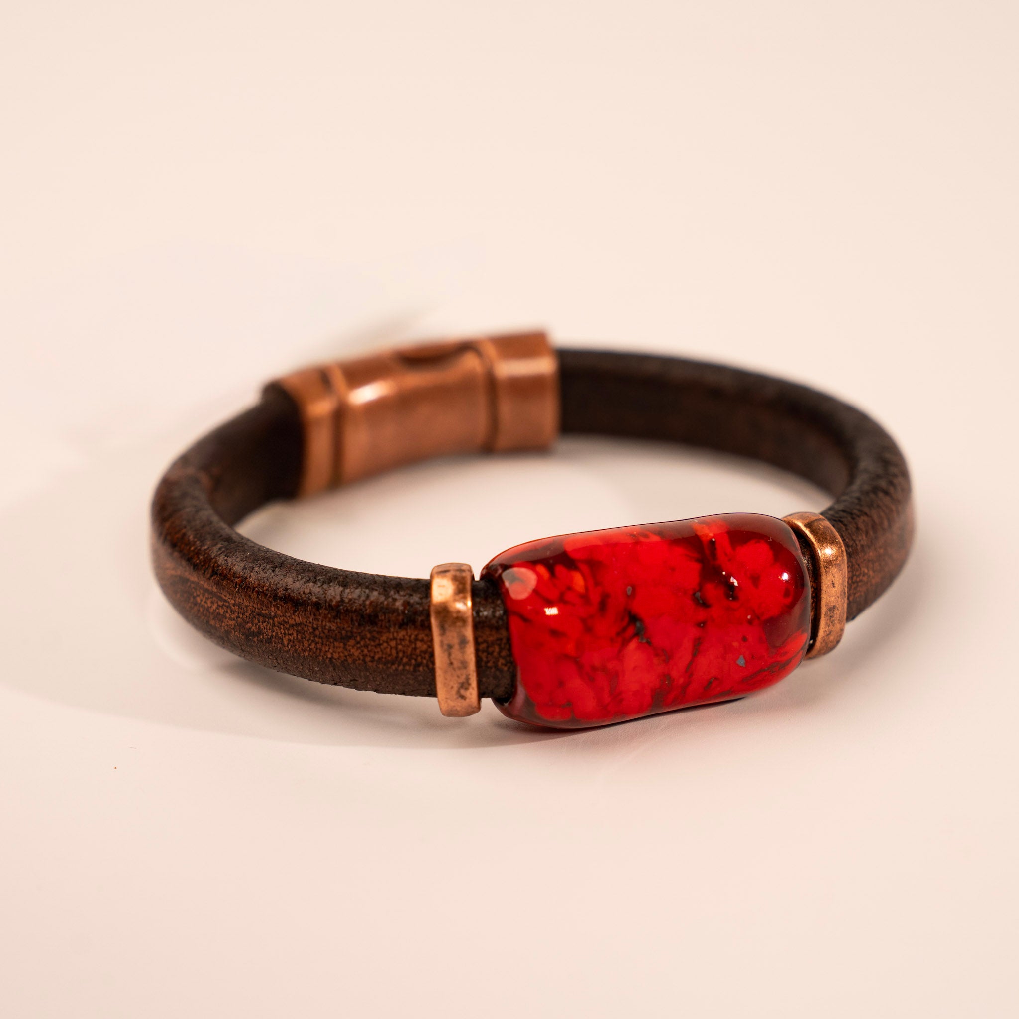 Caldera Copper Mine Bracelet by Montana Leather Designs