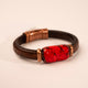 Caldera Copper Mine Bracelet by Montana Leather Designs