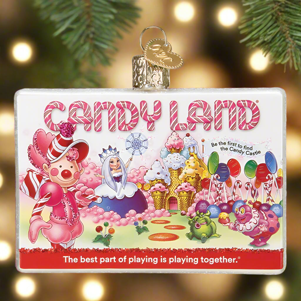 Candy Land Glass Ornament