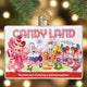 Candy Land Glass Ornament