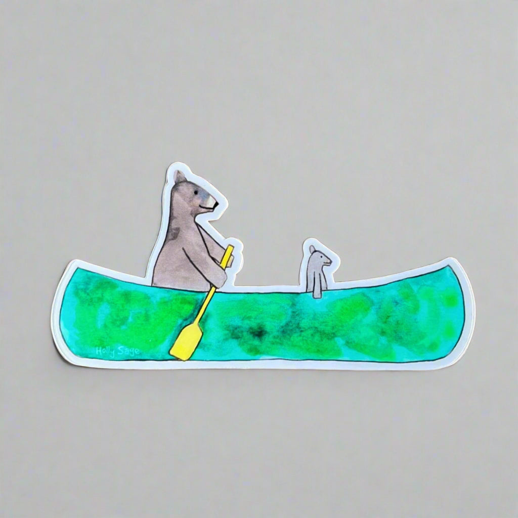 CanoeBearsStickerbyHollySageArt_87611