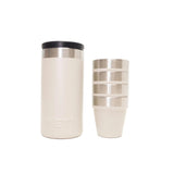 Cape Taupe Shot Glasses and Carrying Case by YETI