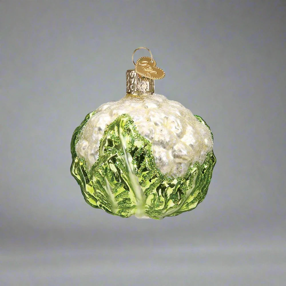 Cauliflower Glass Ornament