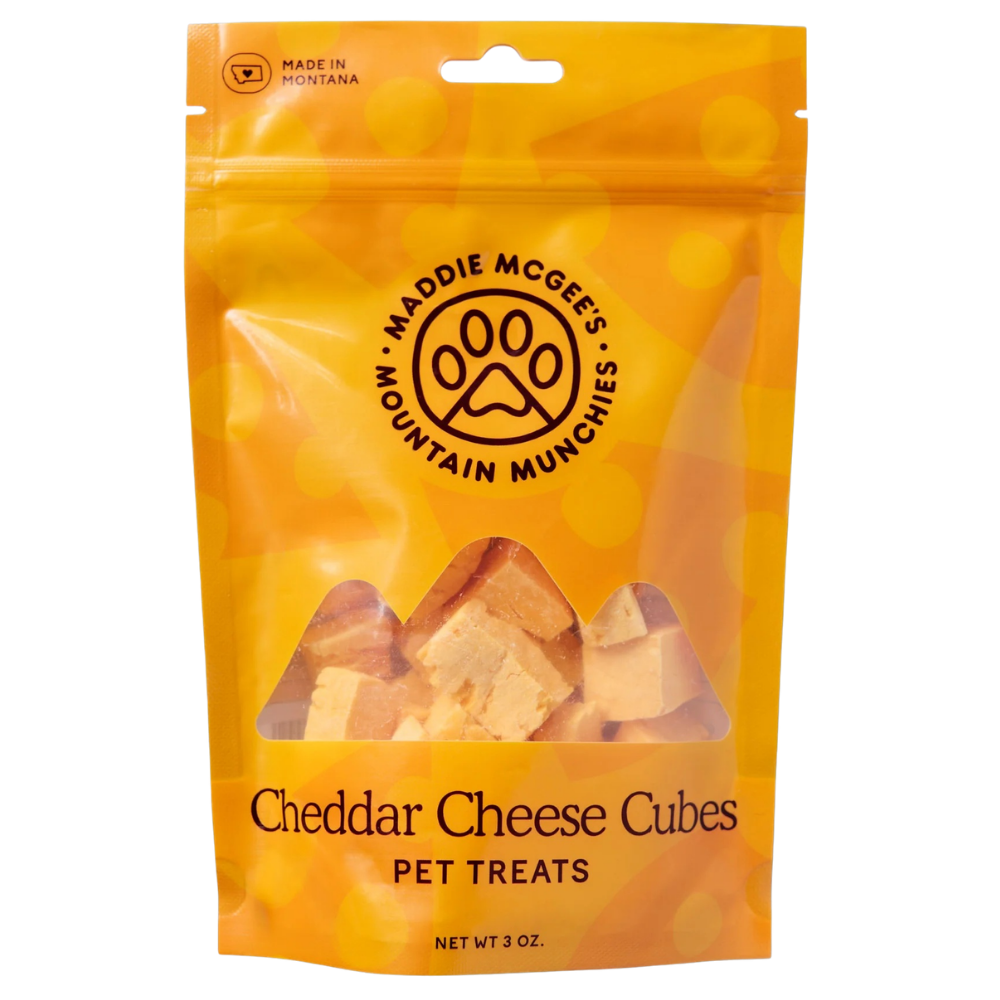 Cheddar Cheese Cubes by Maddie McGee's Mountain Munchies