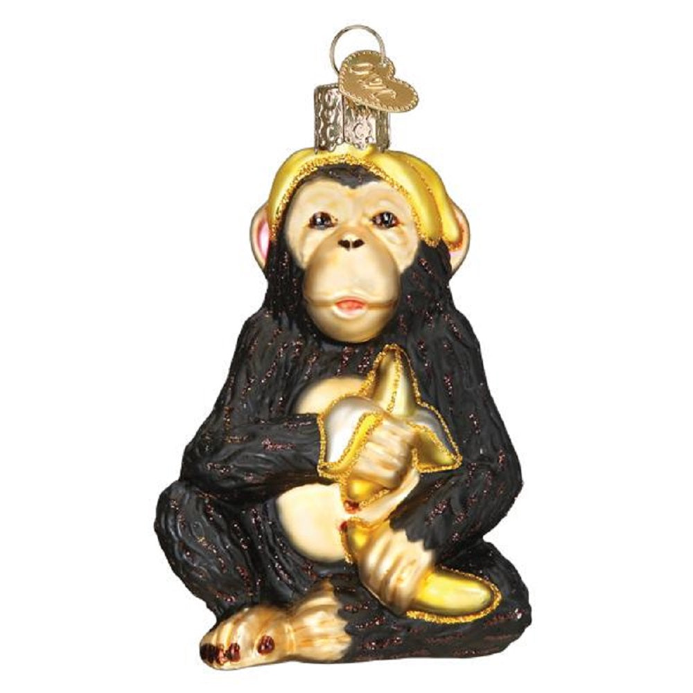 monkey christmas ornament