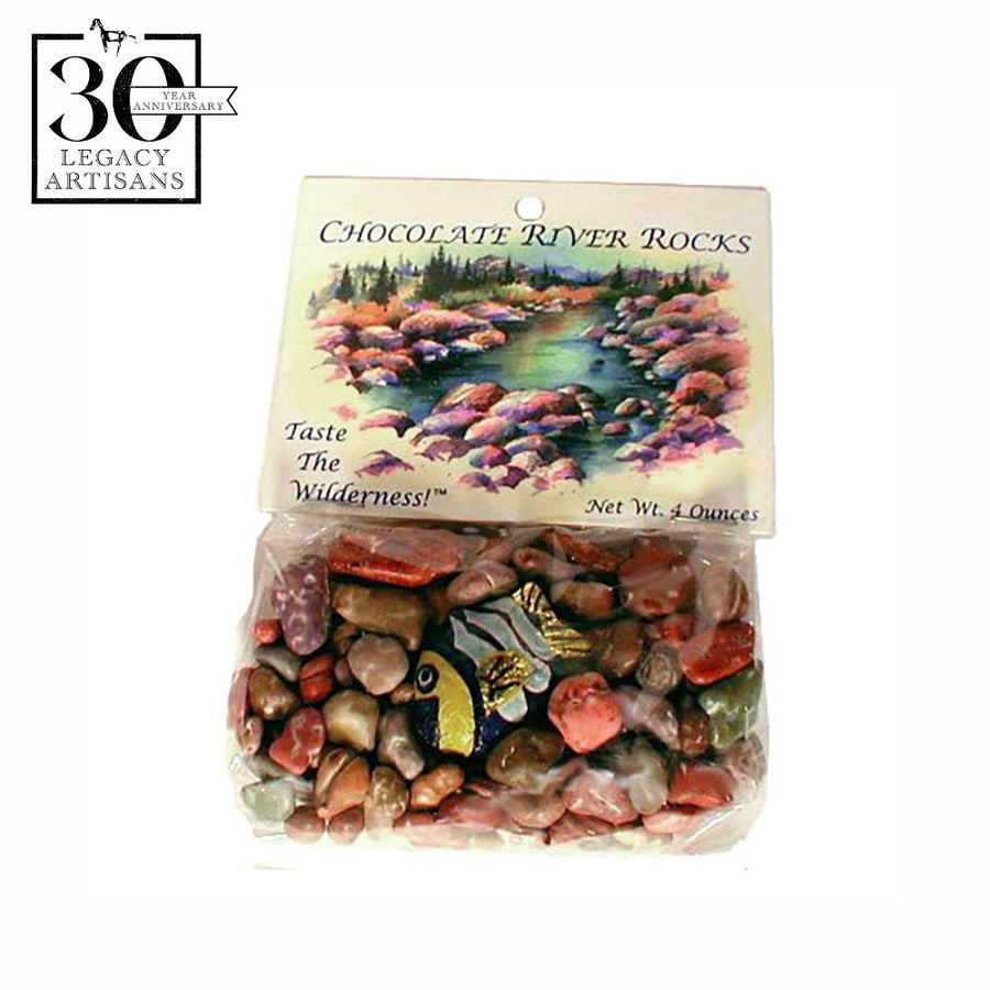 River Rocks Candy Chocolate River Rocks by Huckleberry Haven (2 sizes) – Montana Gift Corral