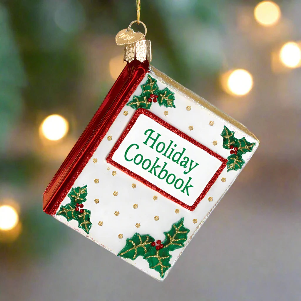 Christmas Cookbook Ornament