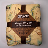 Christmas Eve in Montana Basket - blanket