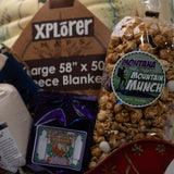 Christmas Eve in Montana Basket - close up