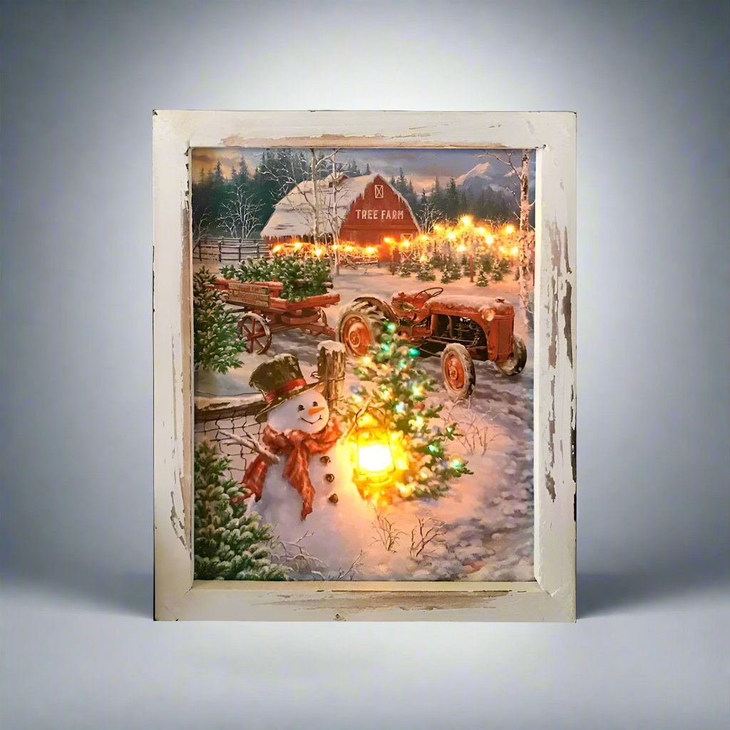 ChristmasTreeFarmShadowBoxbyGlowDecor